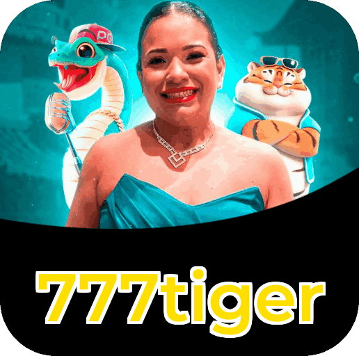 Interface do aplicativo 777tiger mostrando jogos disponíveis no iOS e Android